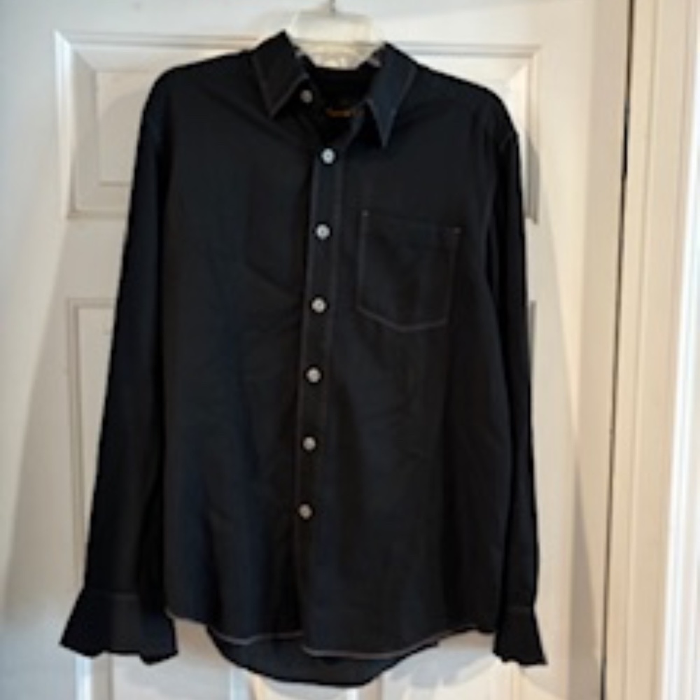 Tommy Bahama  Casual Black Button down shirt- Medium